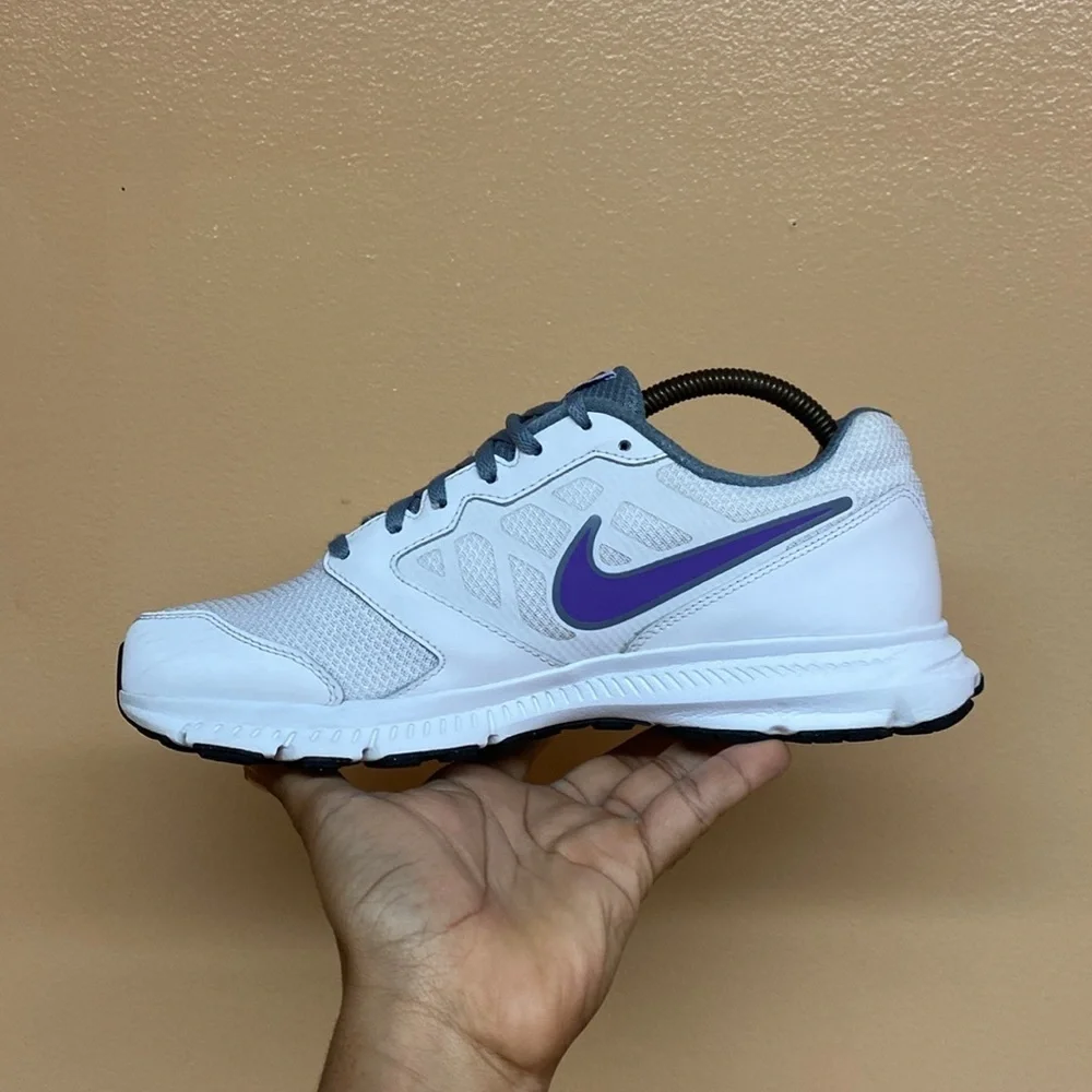 Nike Downshifter 6 White Purple Grey